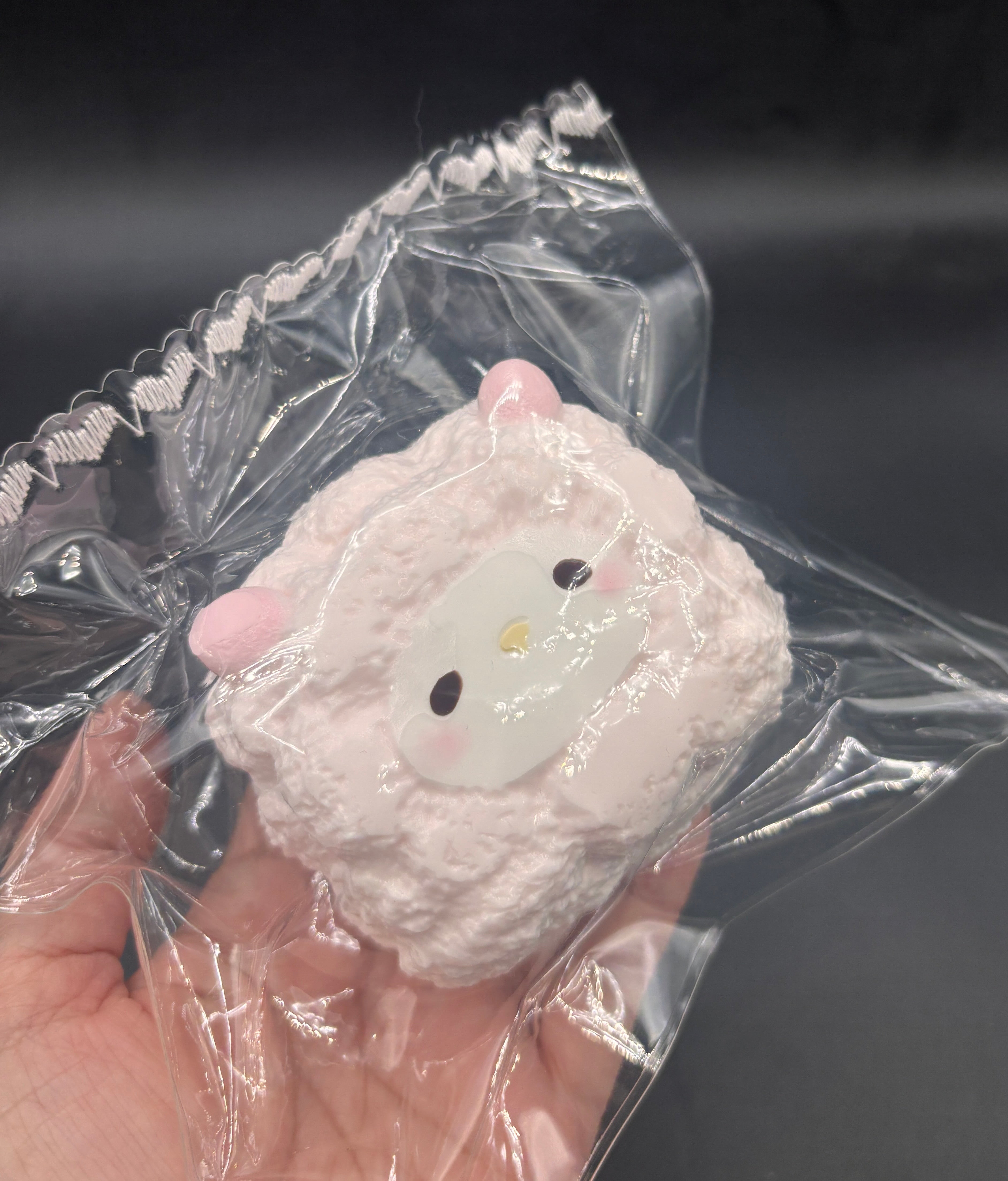 Frozen butter pastel pink sheep cute   taba squishy