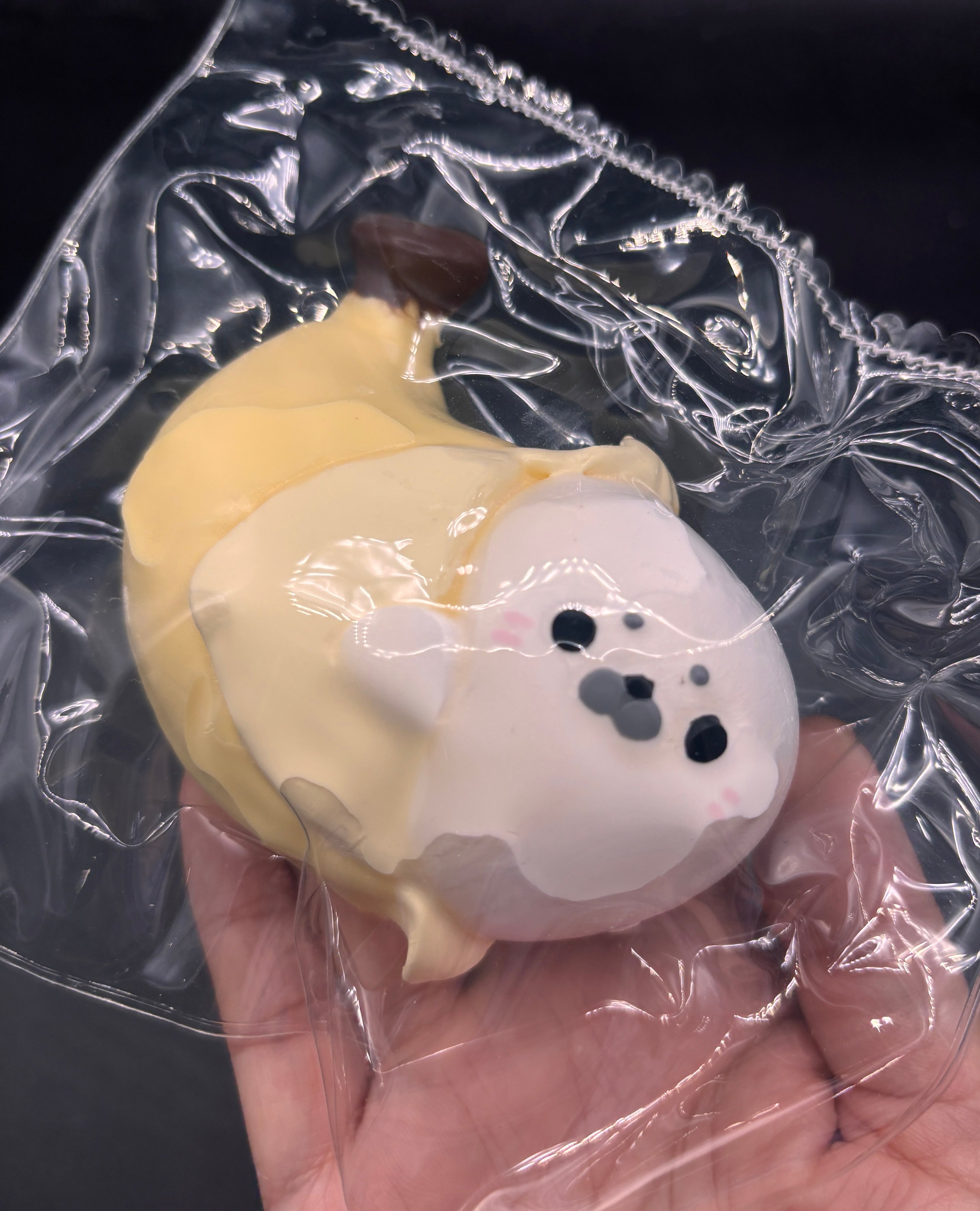 frozen butter banana seal cute large taba squishy