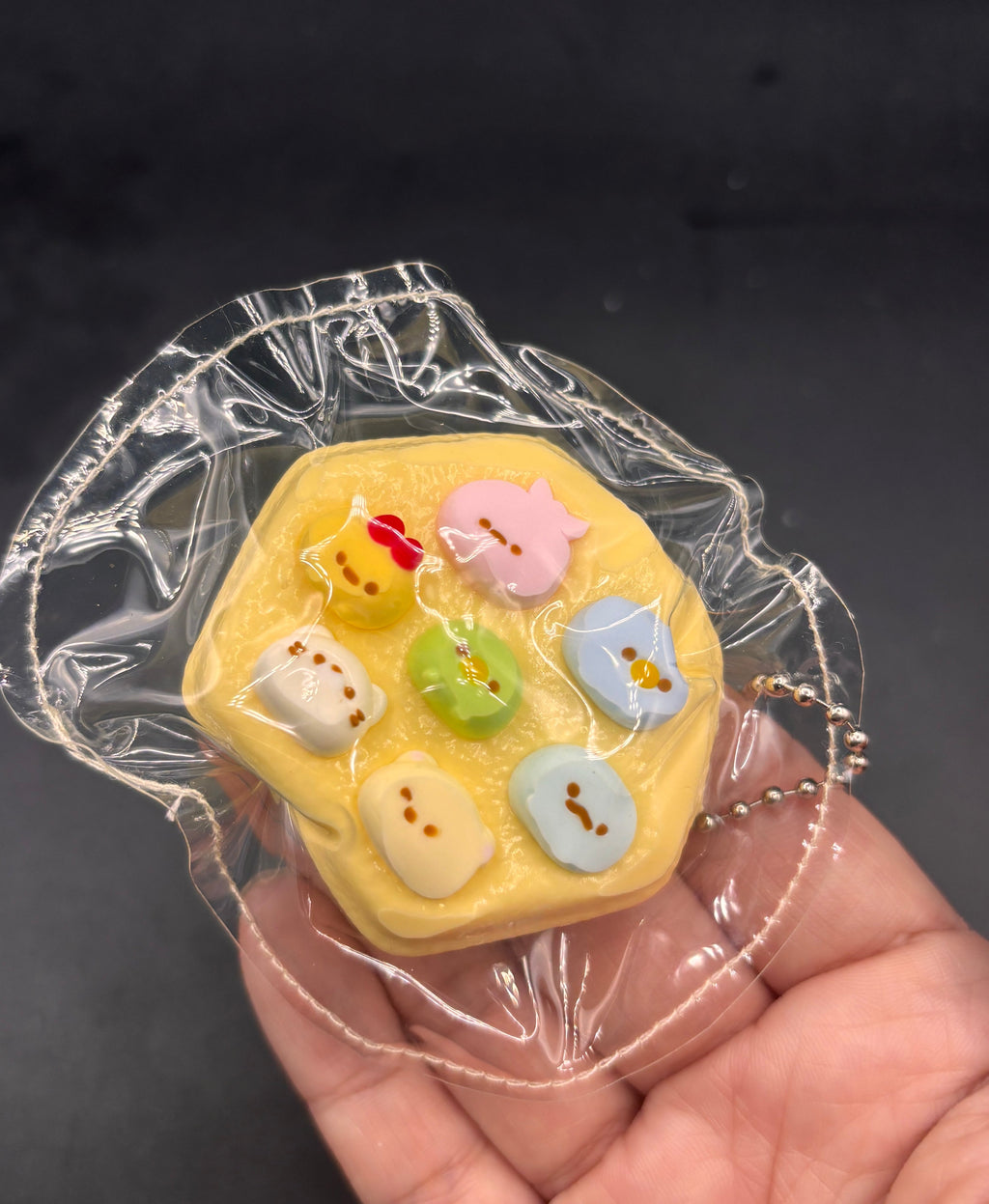 Cute small keychain sumikko Gurashi taba wack a mole taba squishy