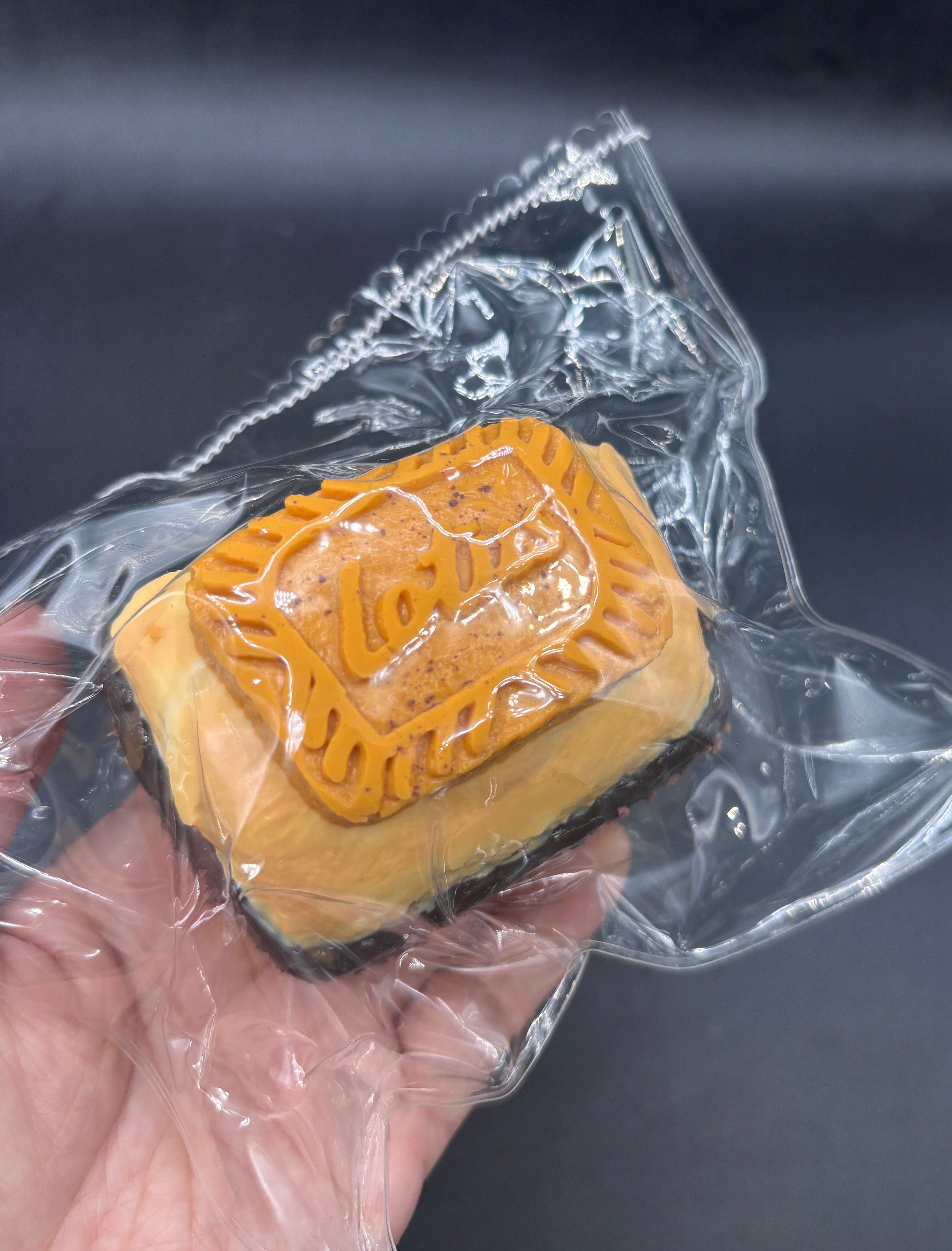 Frozen butter lotus chocolate biscuit  taba squishy