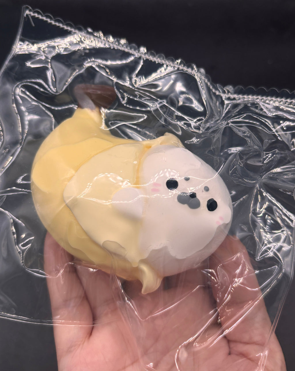 frozen butter banana seal cute large taba squishy