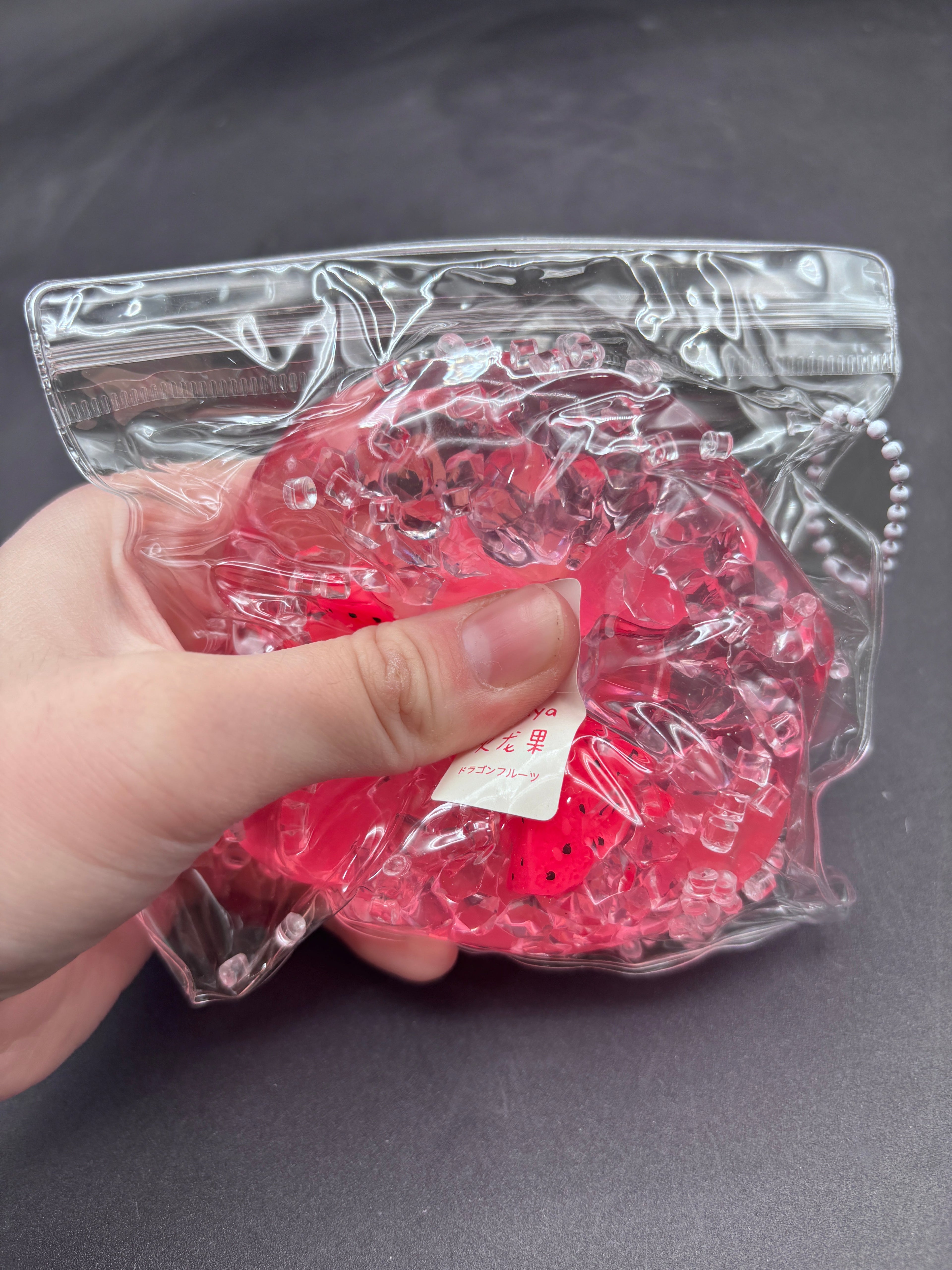 Dragon fruit ice tea large slime ball Stress Ball