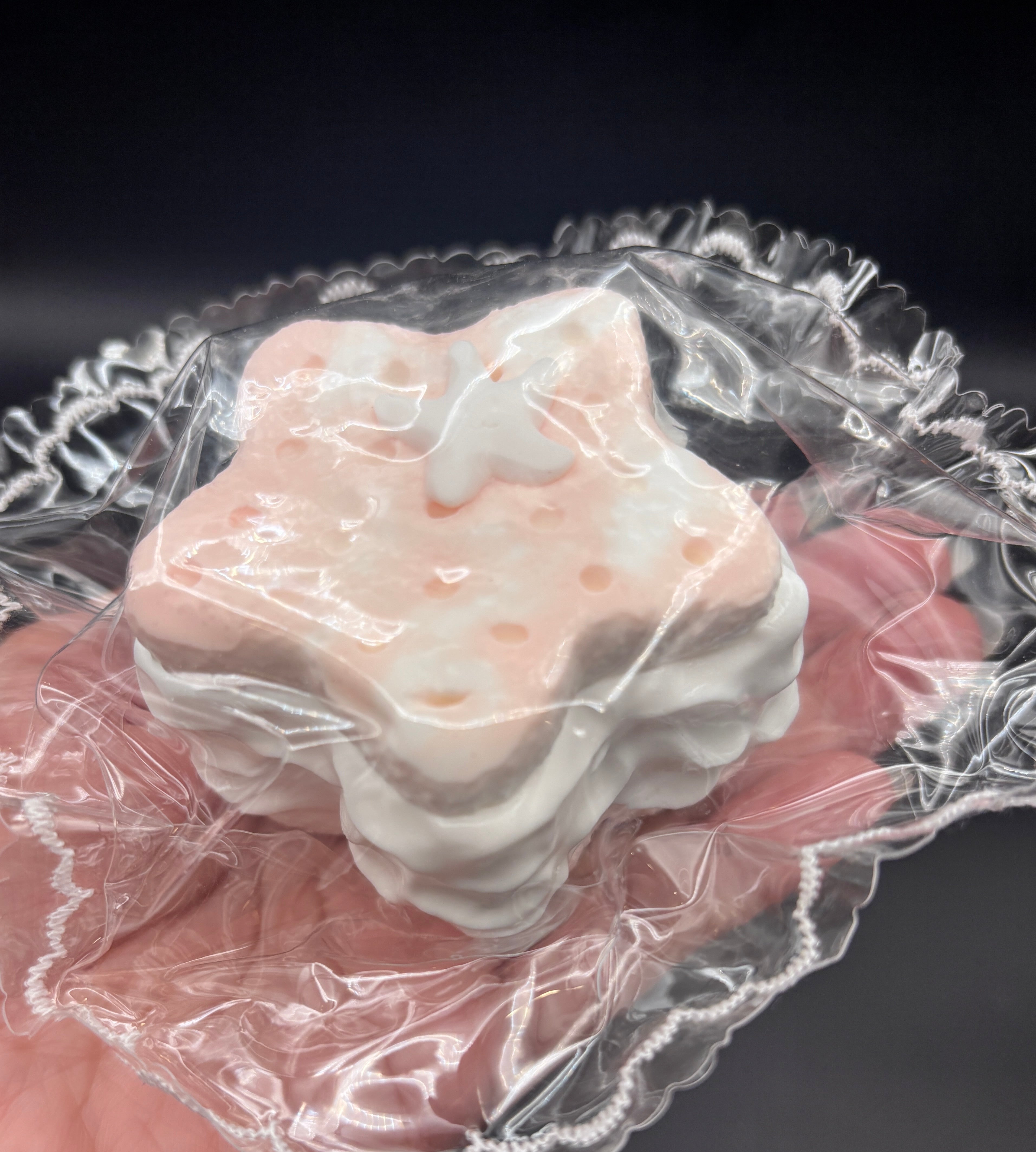 frozen butter textured star biscuit layer (read des!) Taba Squishy Toy