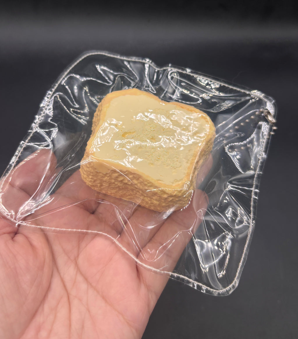 Food series cream bread small taba squishy