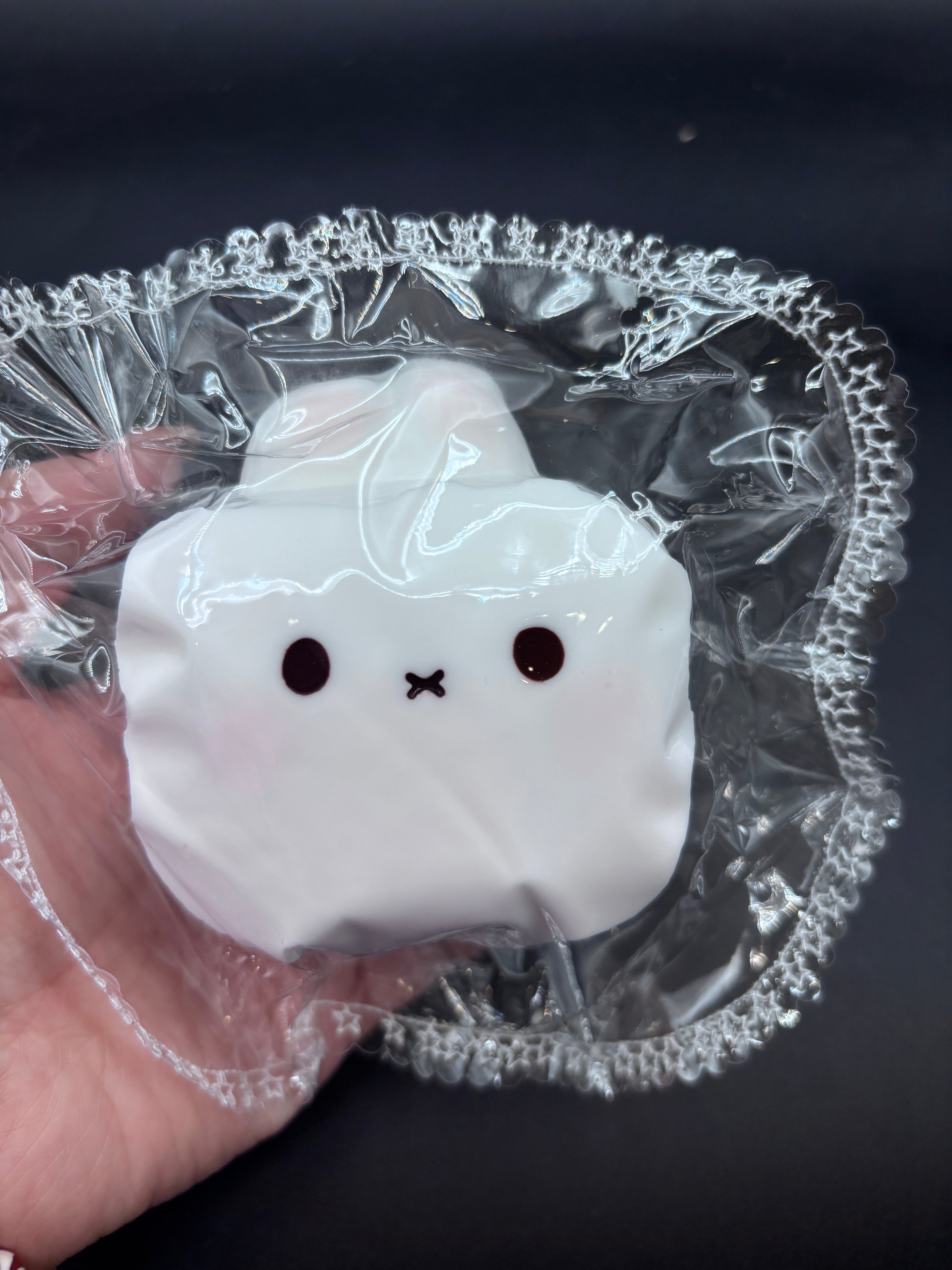 Frozen butter Cute thick bunny square soft taba squishy
