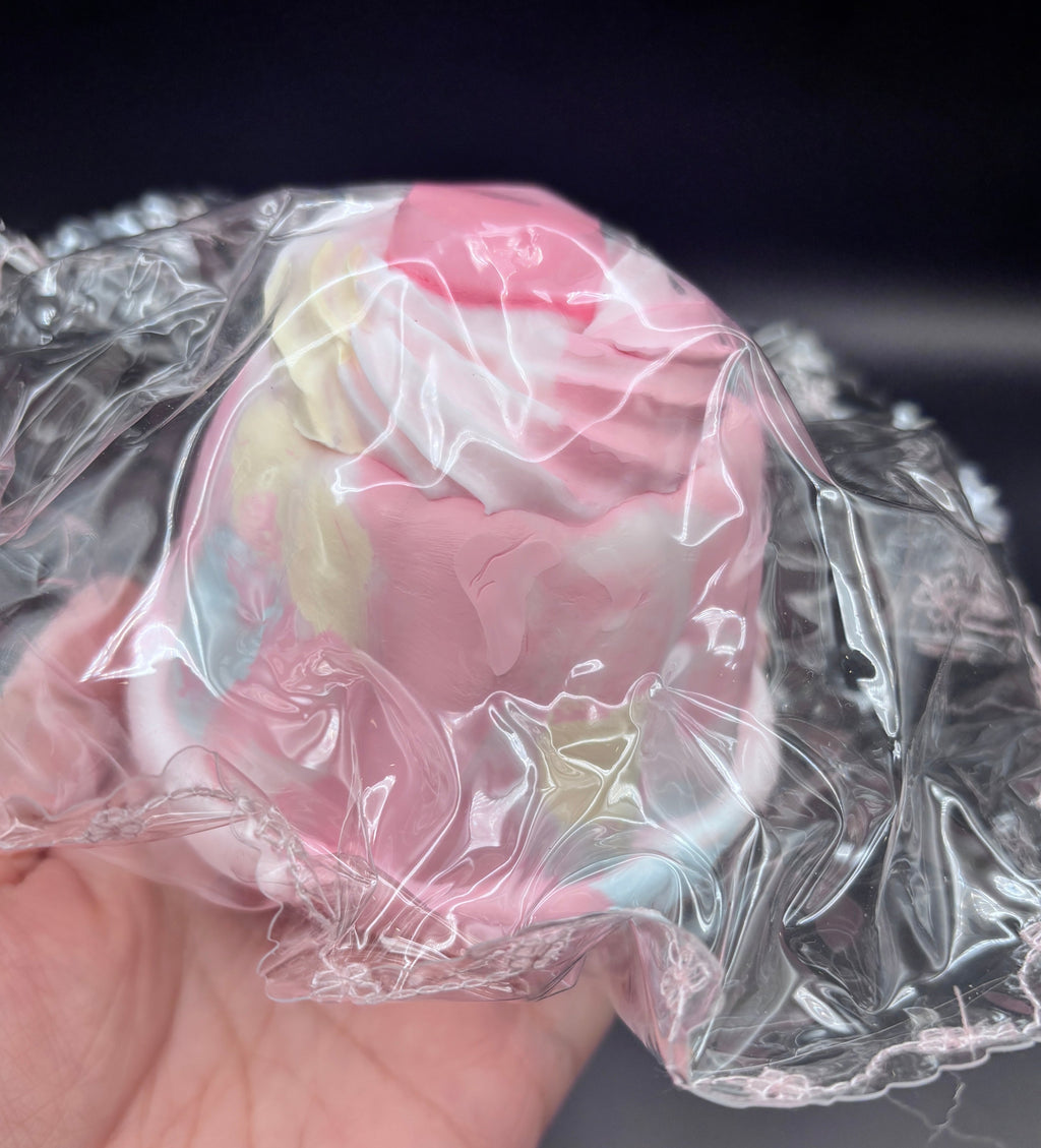 frozen butter textured strawberry candy pudding (read des!) Taba Squishy Toy