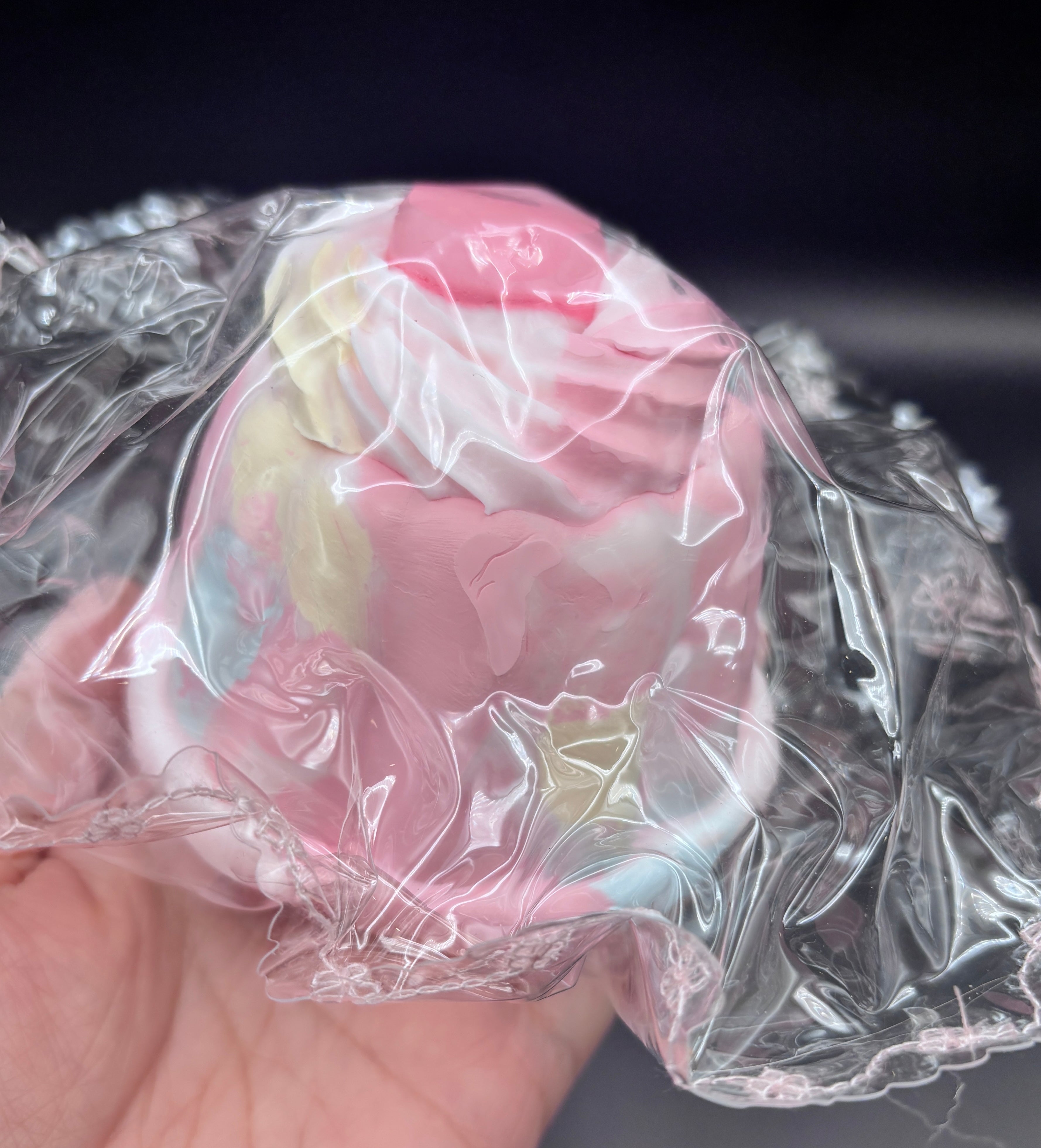 frozen butter textured strawberry candy pudding (read des!) Taba Squishy Toy
