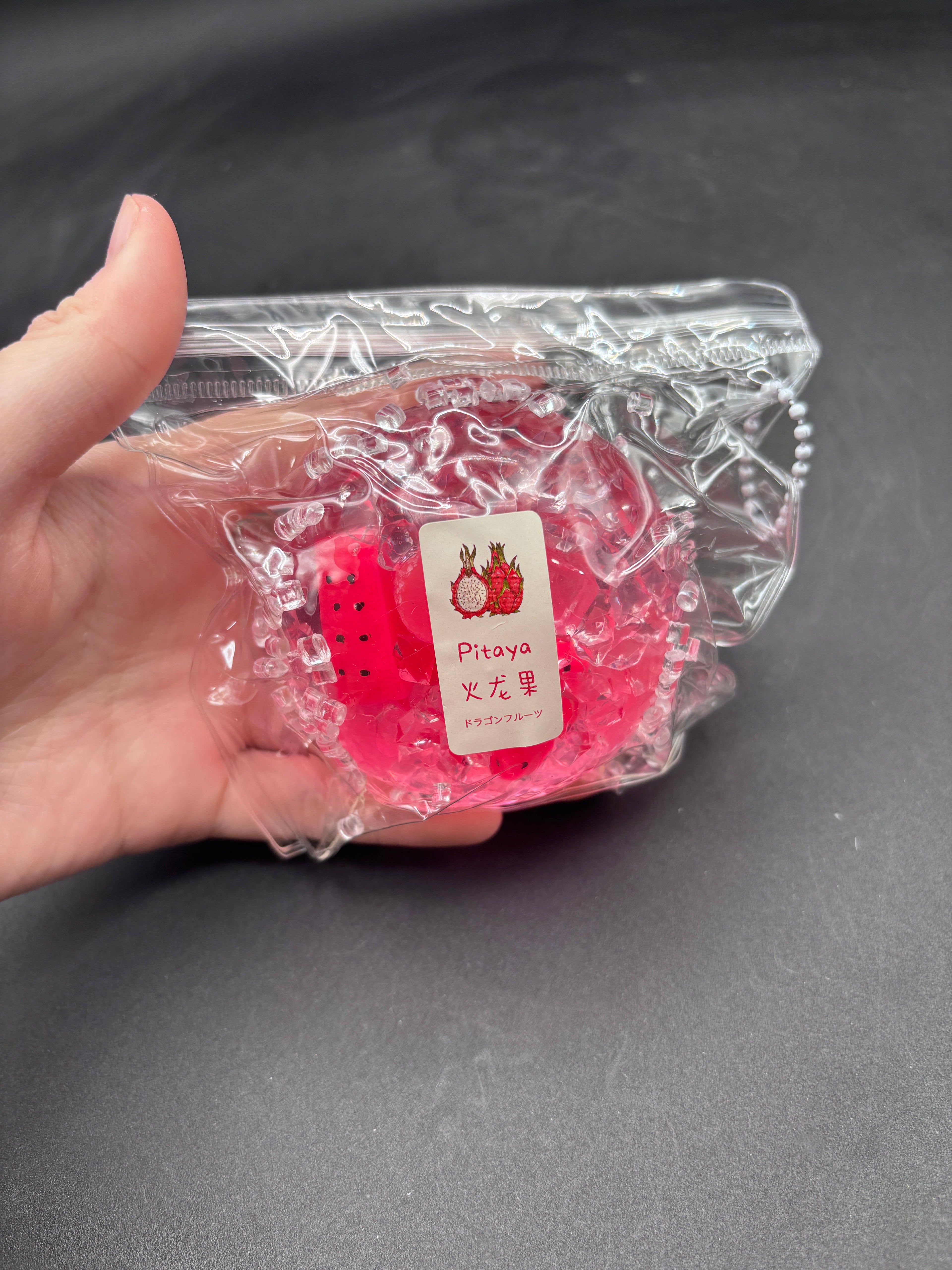 Dragon fruit ice tea large slime ball Stress Ball