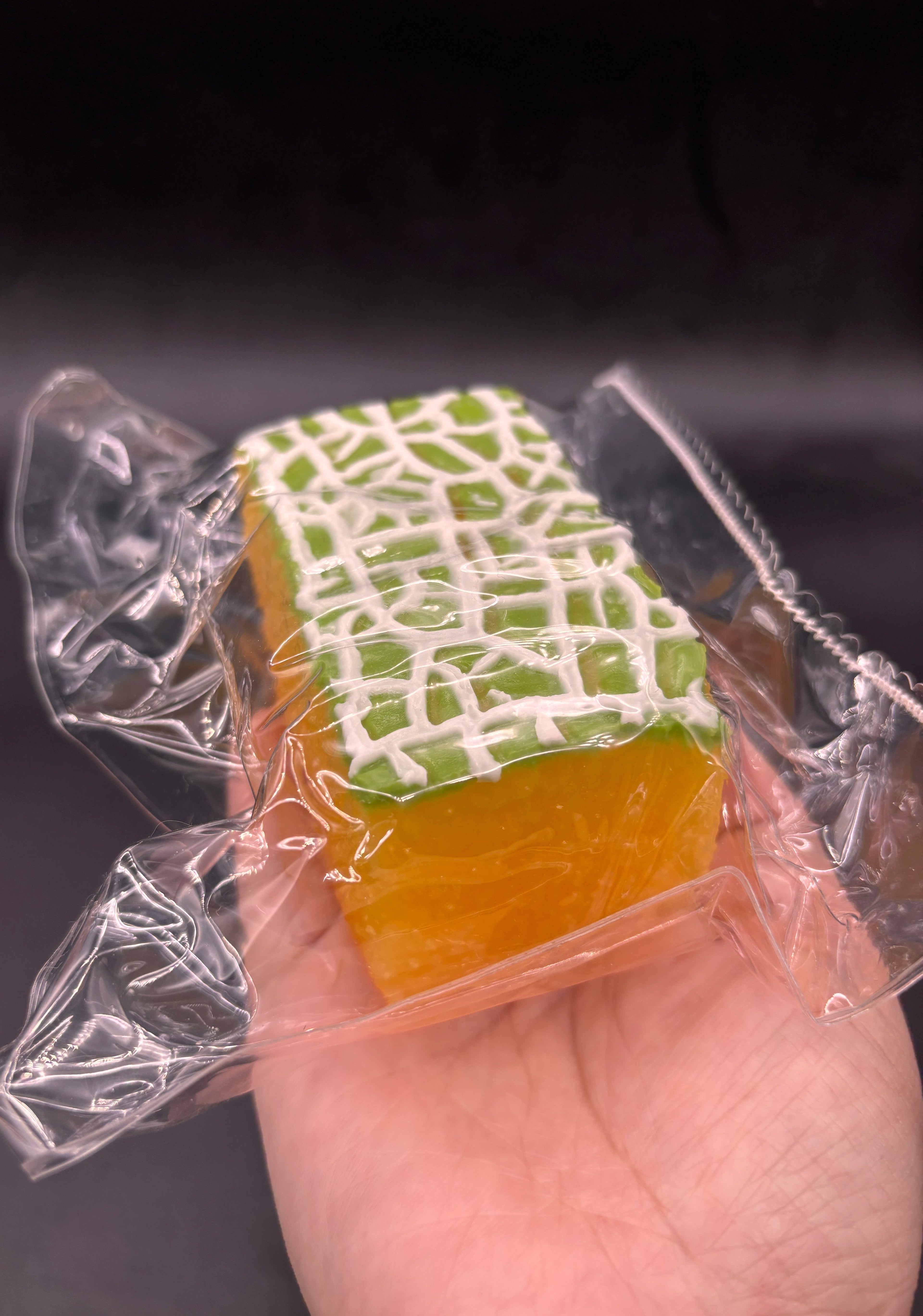 Frozen butter  Large honeydew sponge cake glazed  taba squishy
