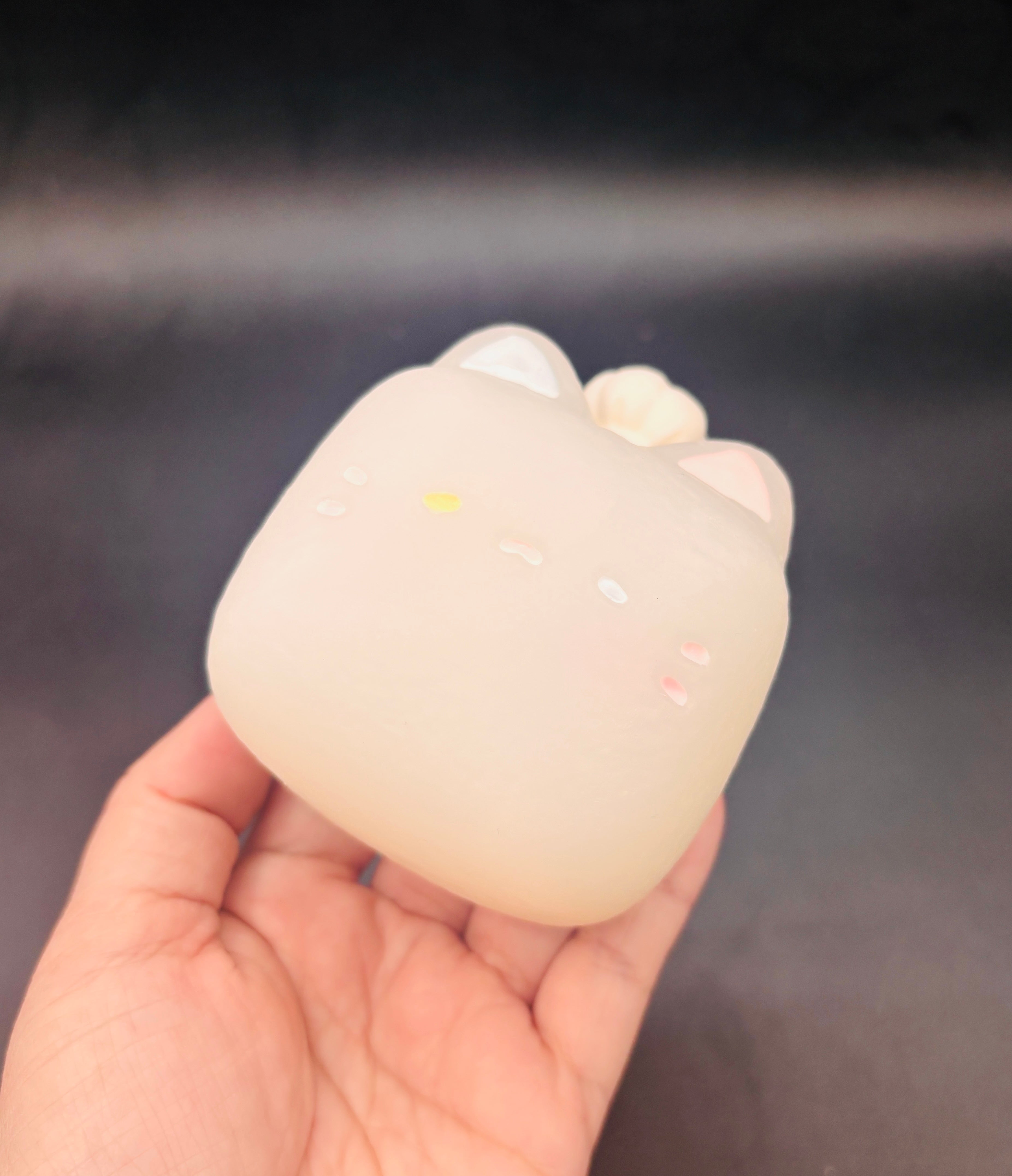 Matte frozen butter icee kitty chef   taba squishy
