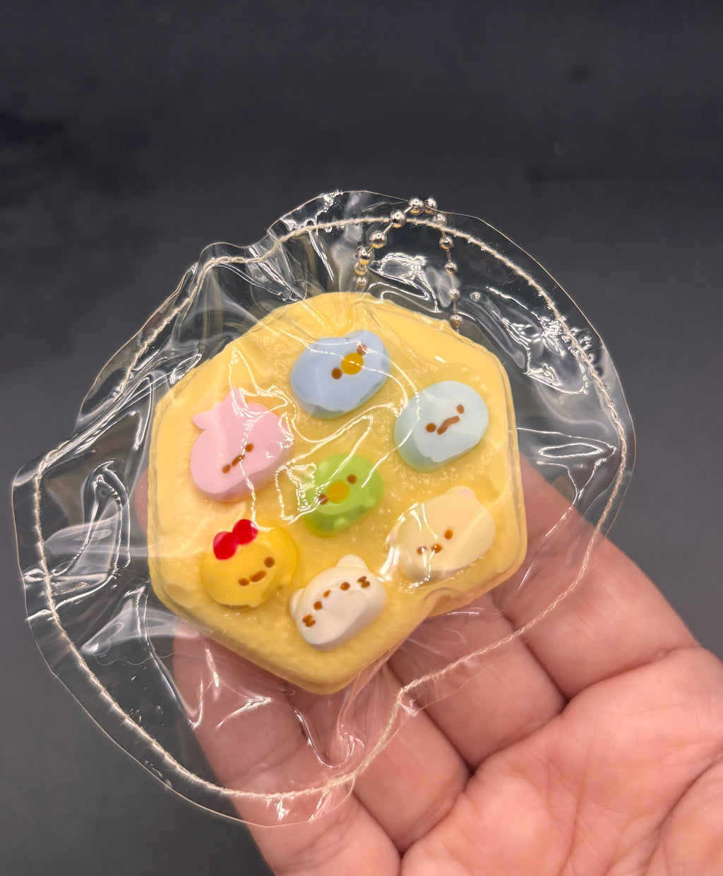 Cute small keychain sumikko Gurashi taba wack a mole taba squishy
