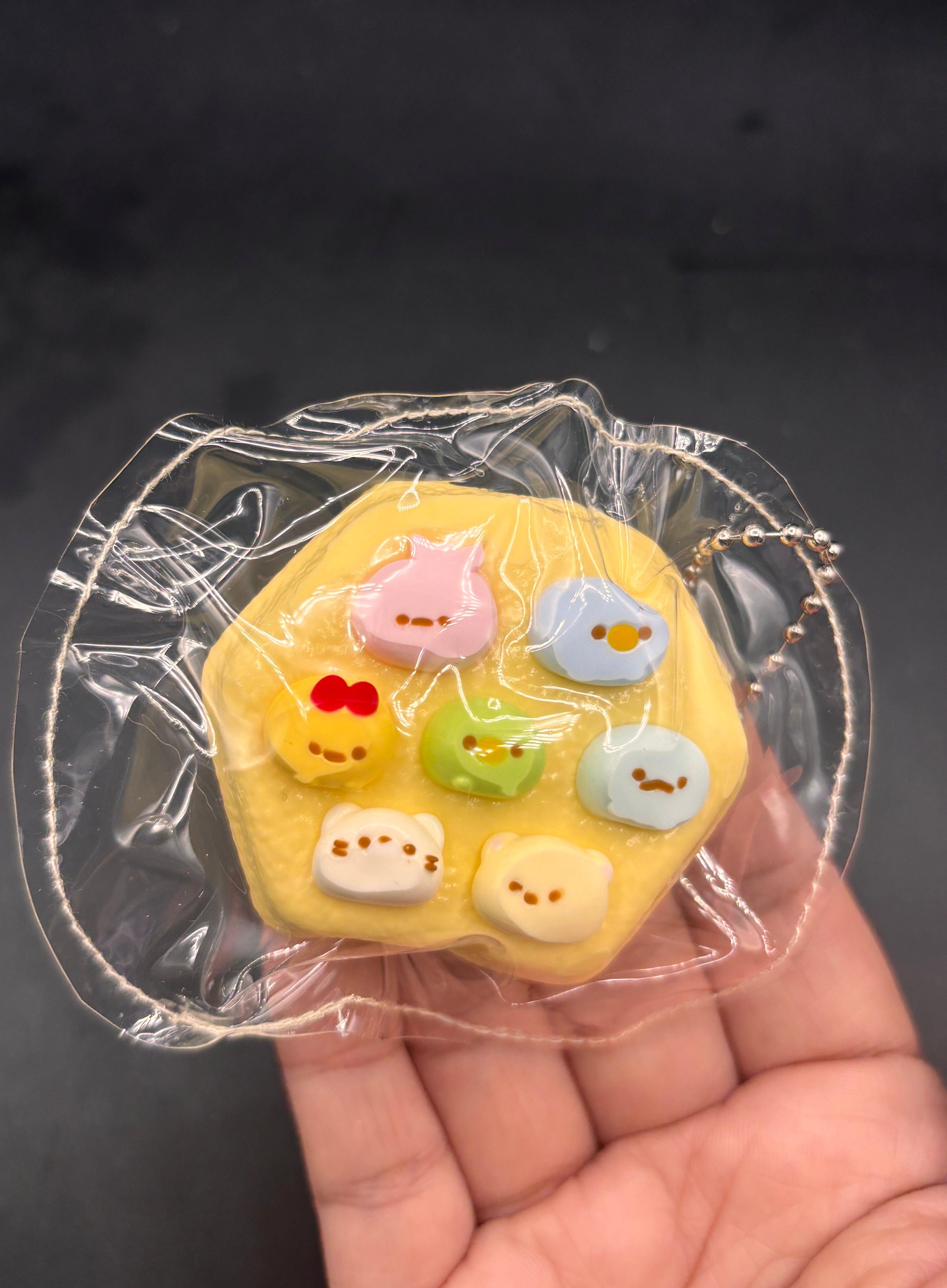 Cute small keychain sumikko Gurashi taba wack a mole taba squishy