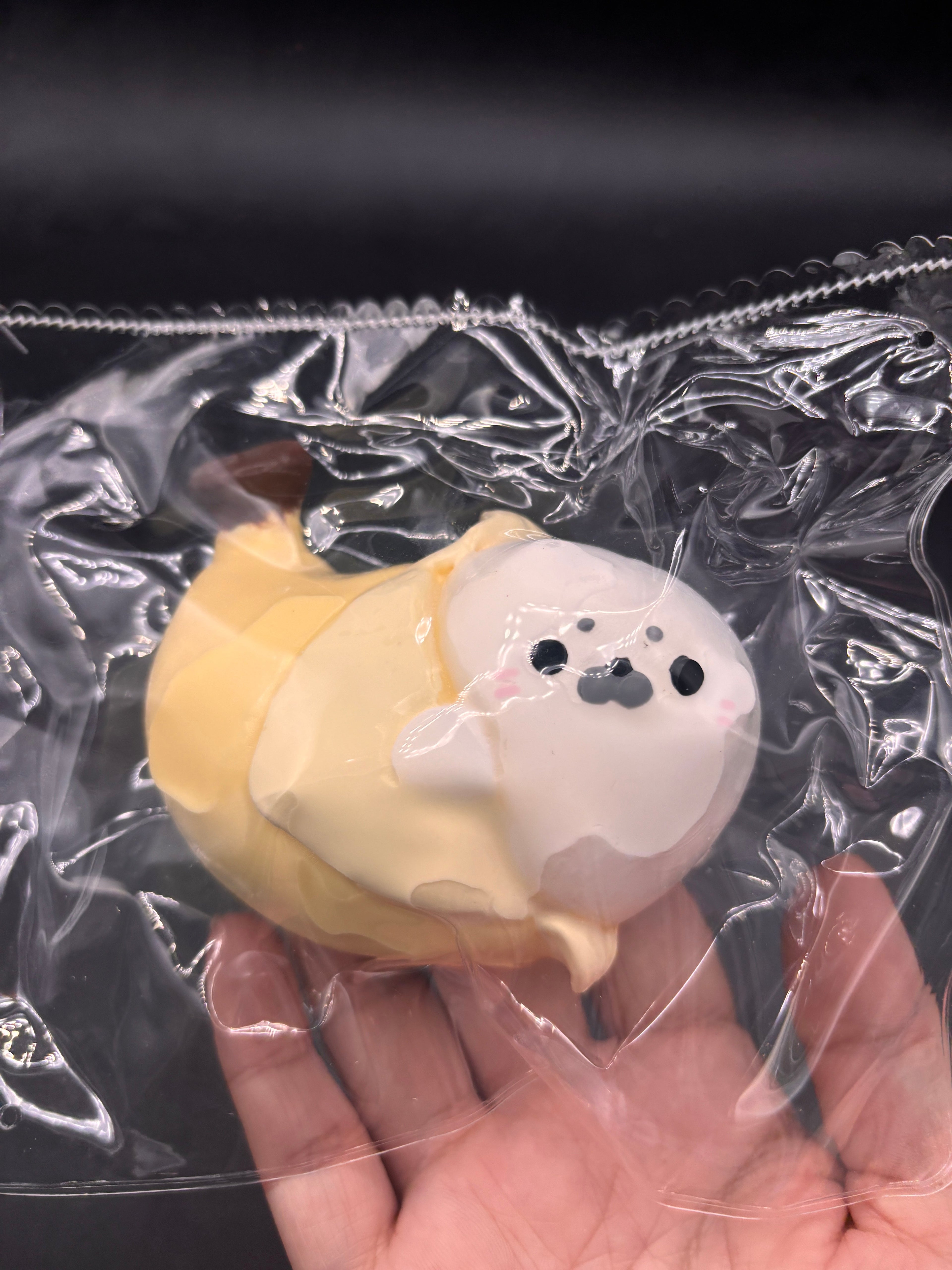 frozen butter banana seal cute large taba squishy