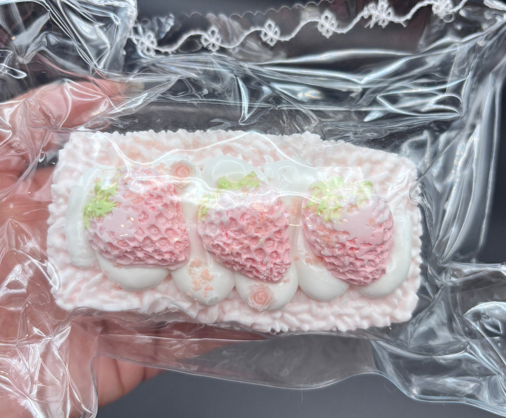 Frozen butter soft moldable strawberry rice cake read des!