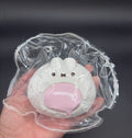 Water x cream large super soft pink bun taba Taba squishy toy