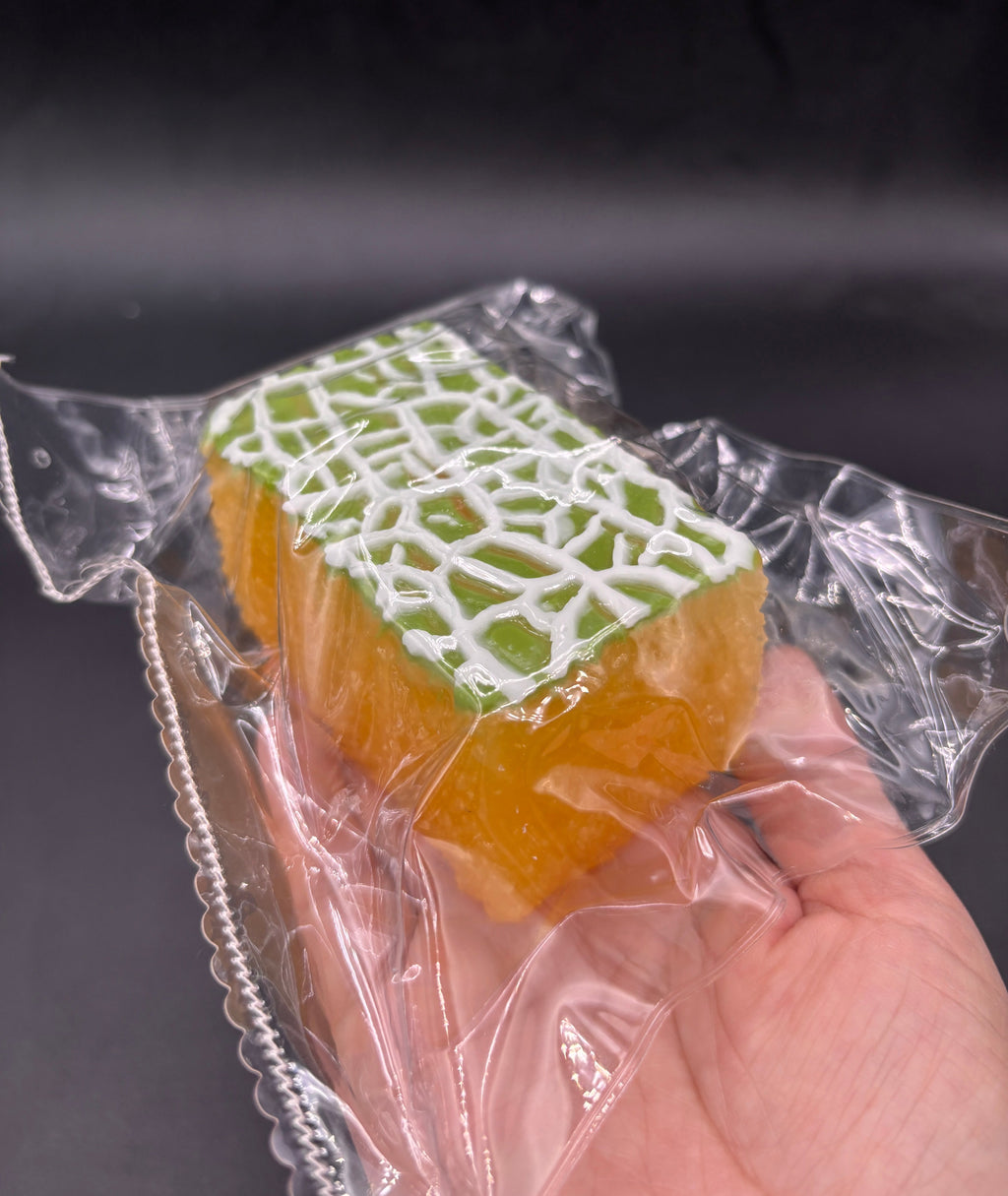 Frozen butter  Large honeydew sponge cake glazed  taba squishy