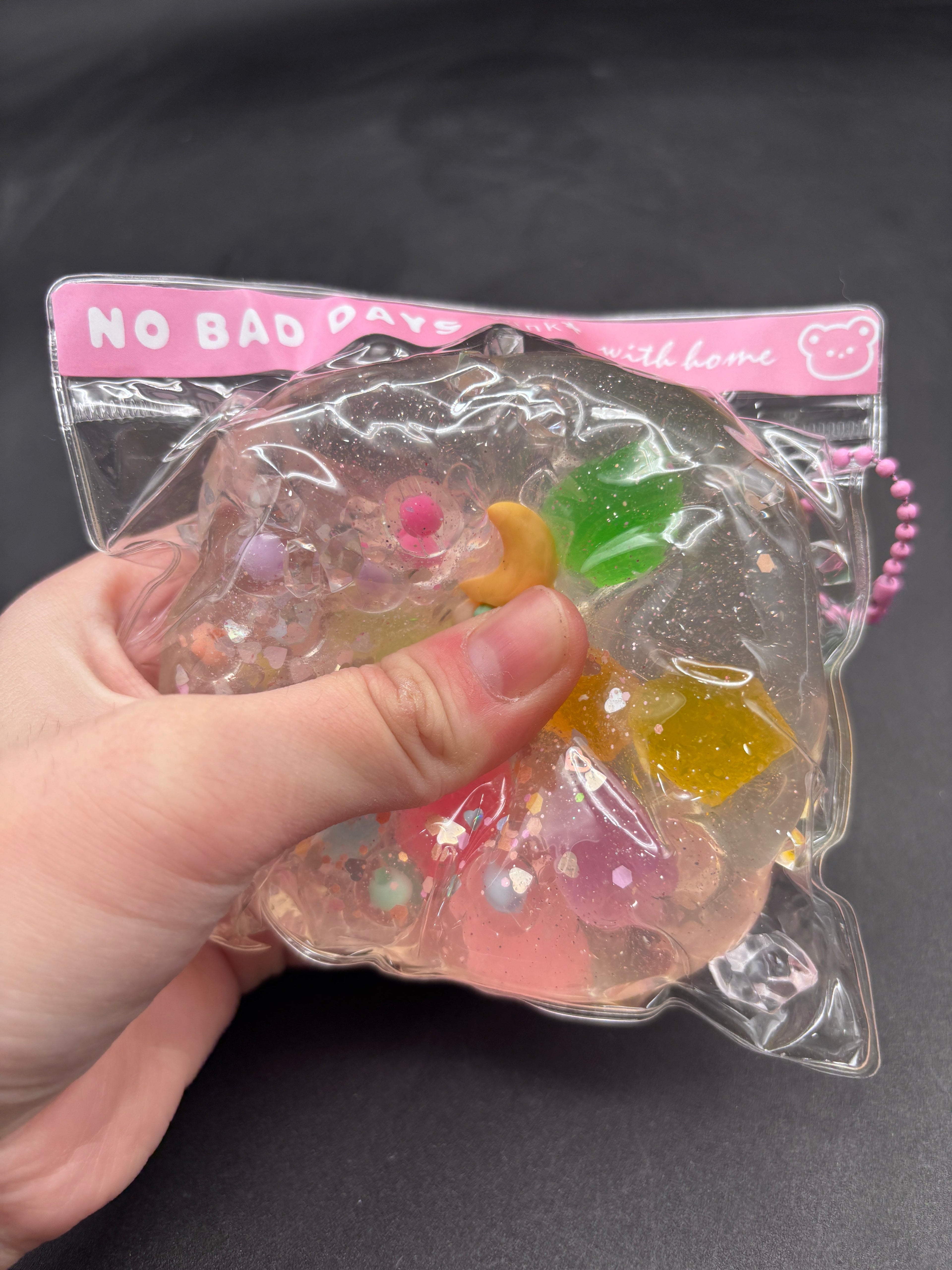 Large cute moonlight slime Stress Ball