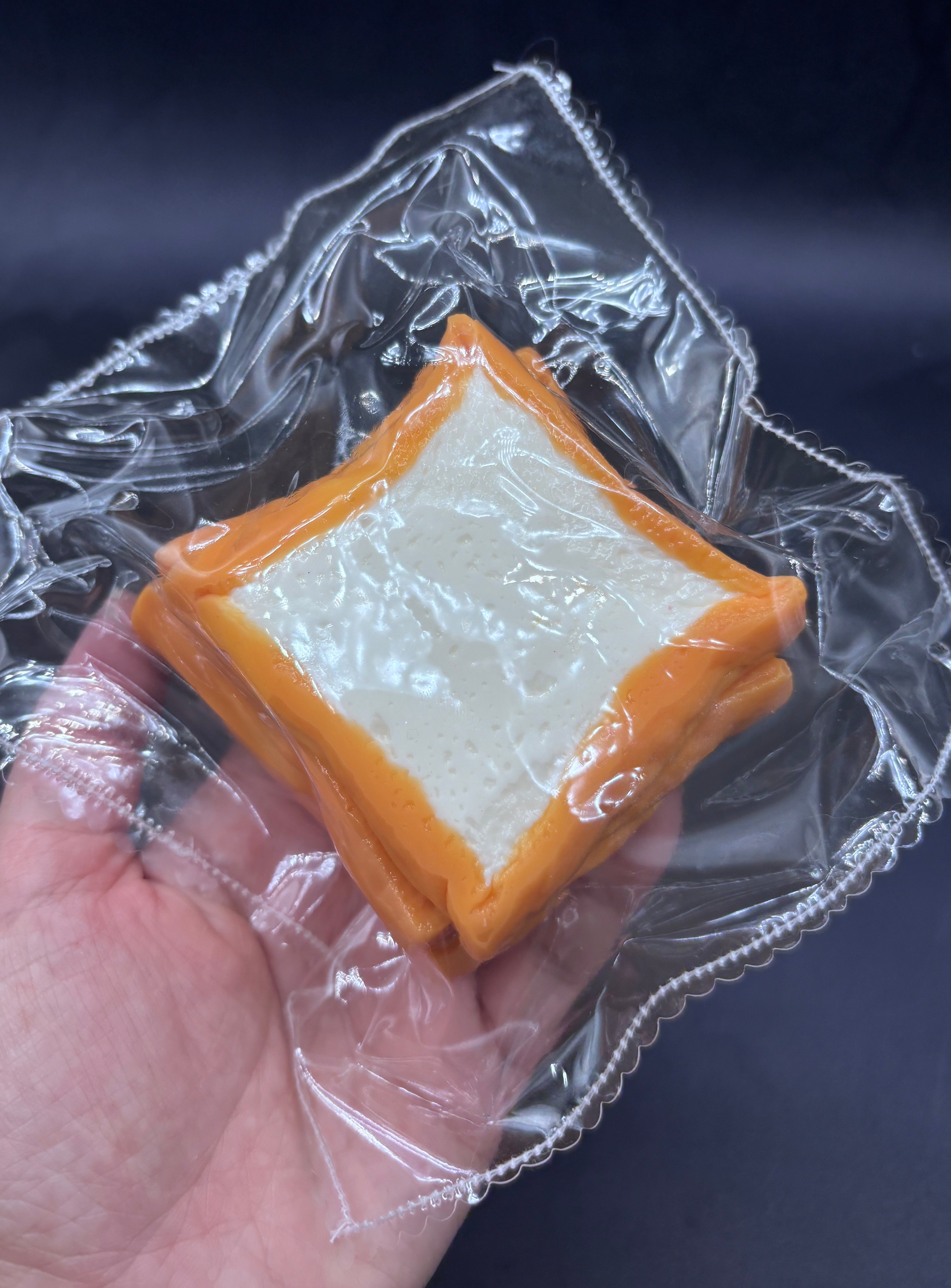 Super soft water x cream Stacked toast taba squishy