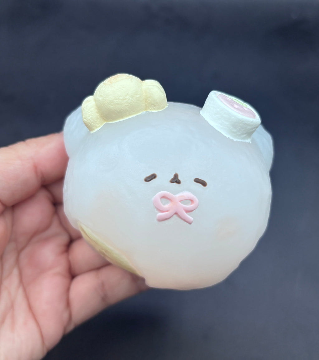 MATTE Frozen butter chef bear taba squishy