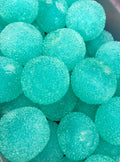 ICE CRACKLE texured crunchy slime blue razz berry ball