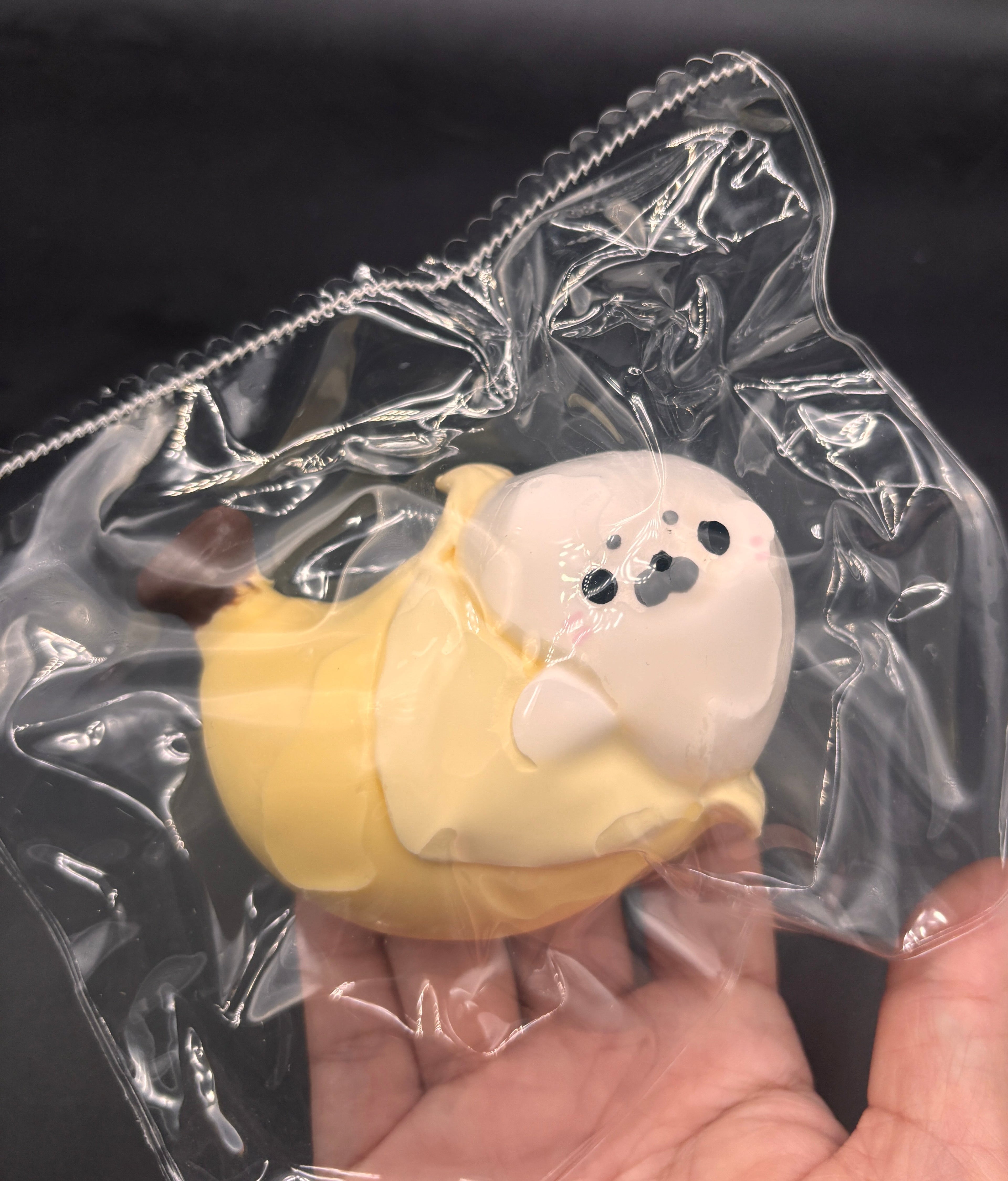 frozen butter banana seal cute large taba squishy