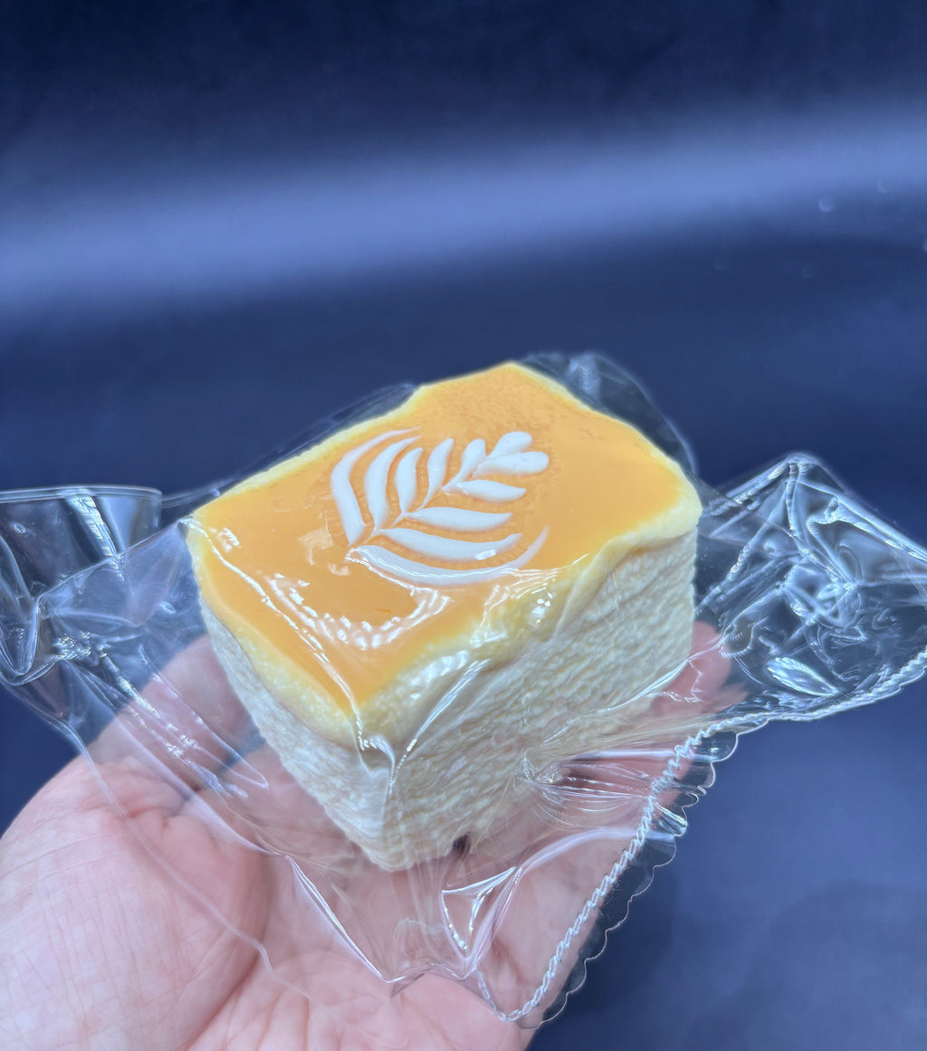 Frozen butter cappuccino cake taba squishy toy