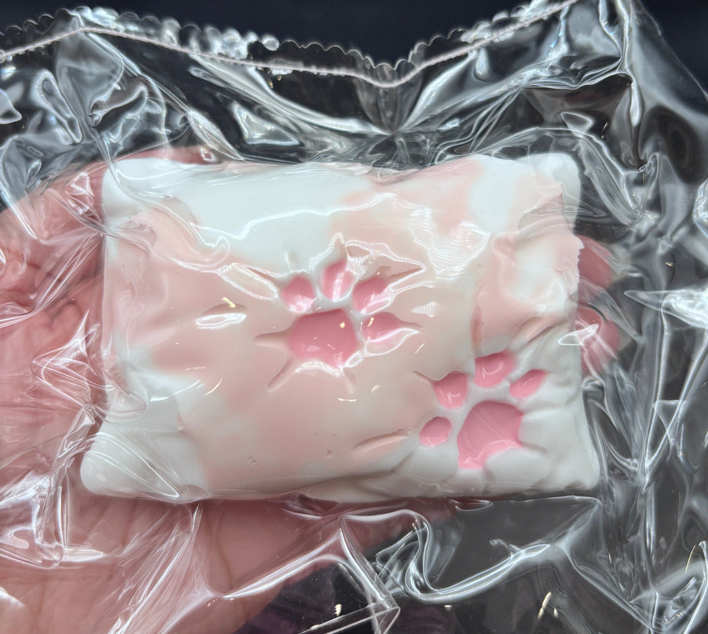 Frozen butter textured strawberry pillow cat paw (read des!) Taba Squishy Toy