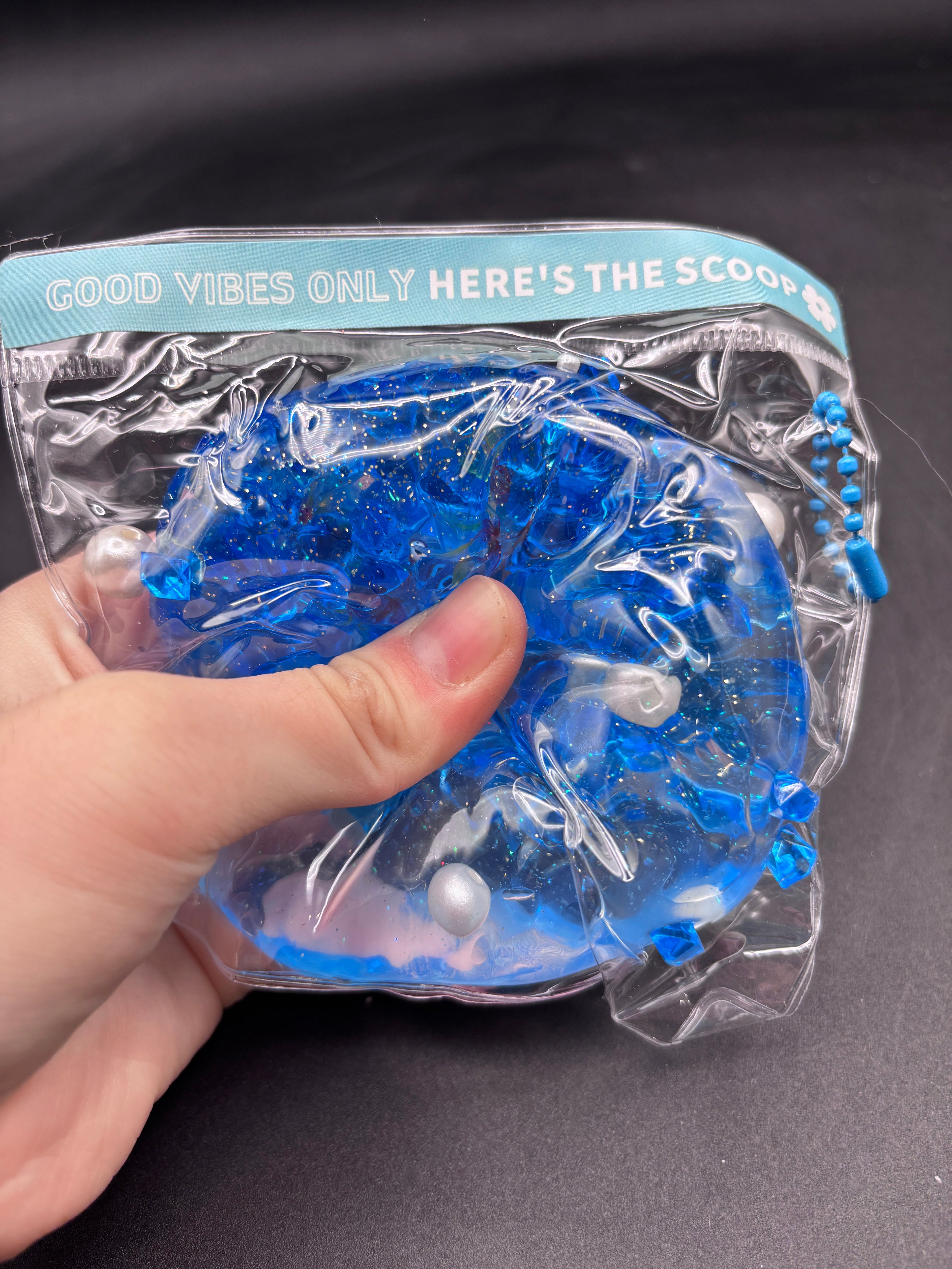 Large glitter gummy bear slime Stress Ball