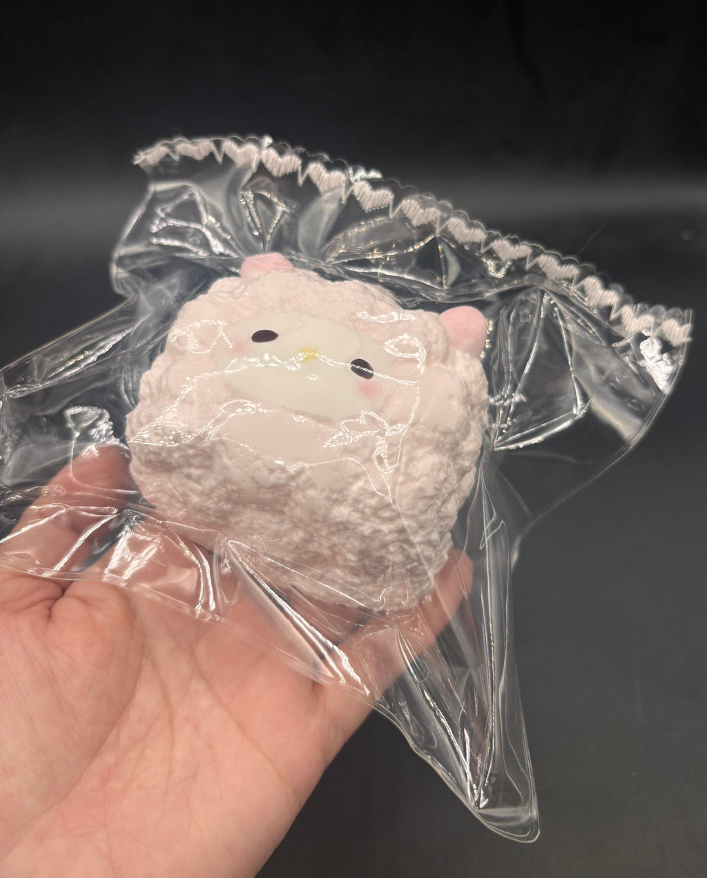 Frozen butter pastel pink sheep cute   taba squishy