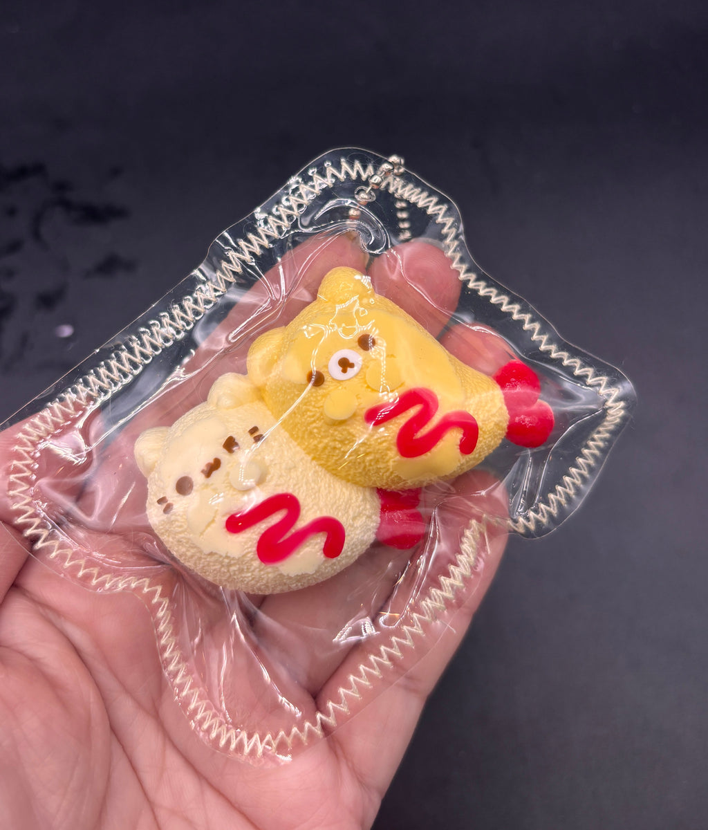 two bear shrimp twins- mini keychain taba