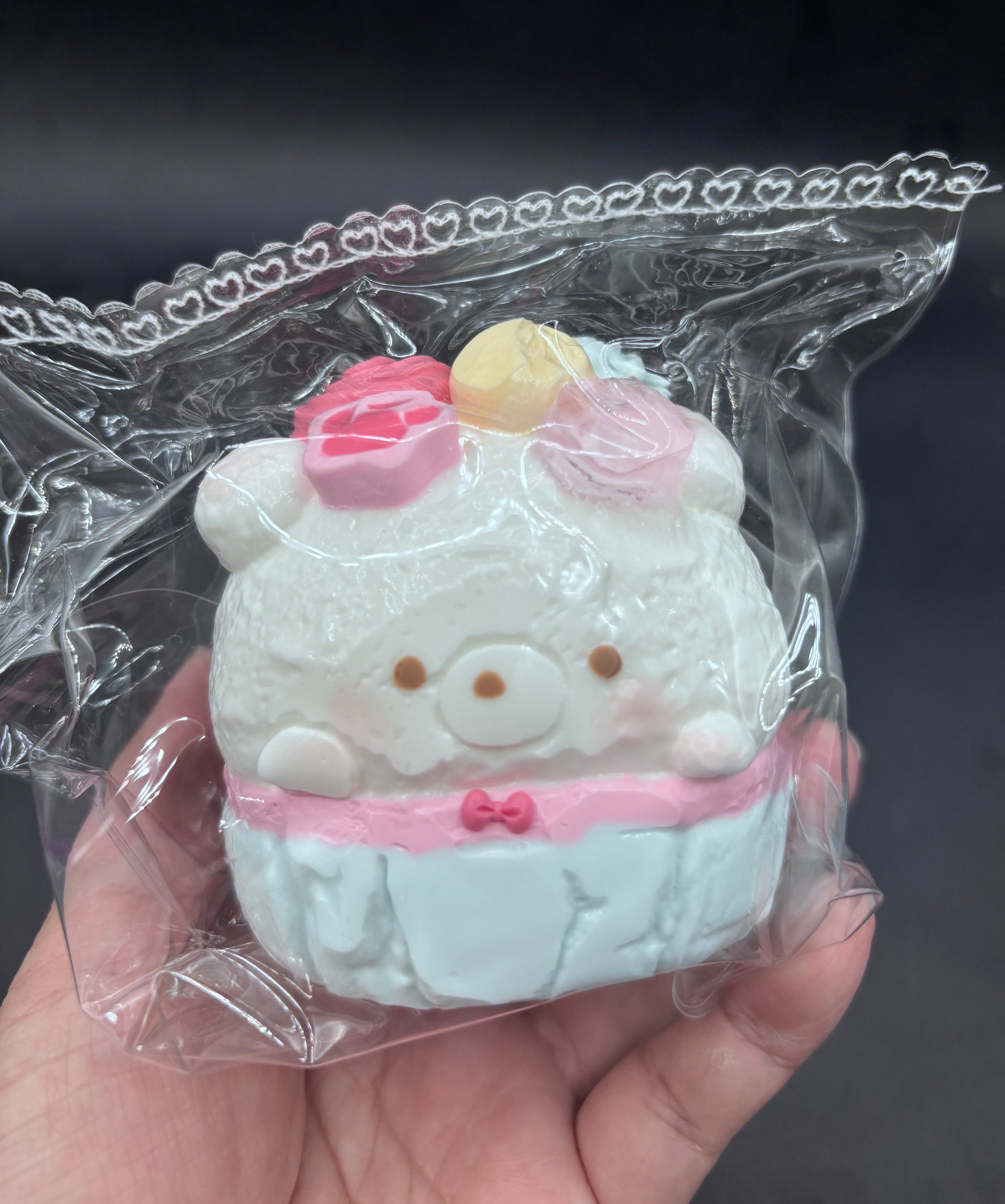 Frozen butter Large polar bear cupcake cute taba squishy