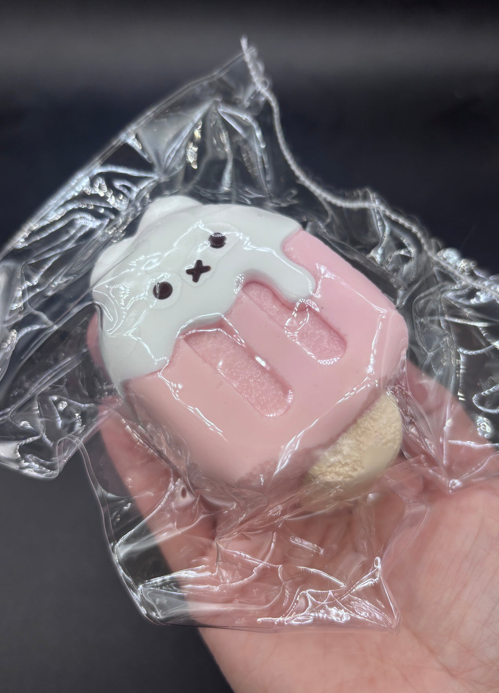 Frozen butter Bunny strawberry popsicle taba squishy