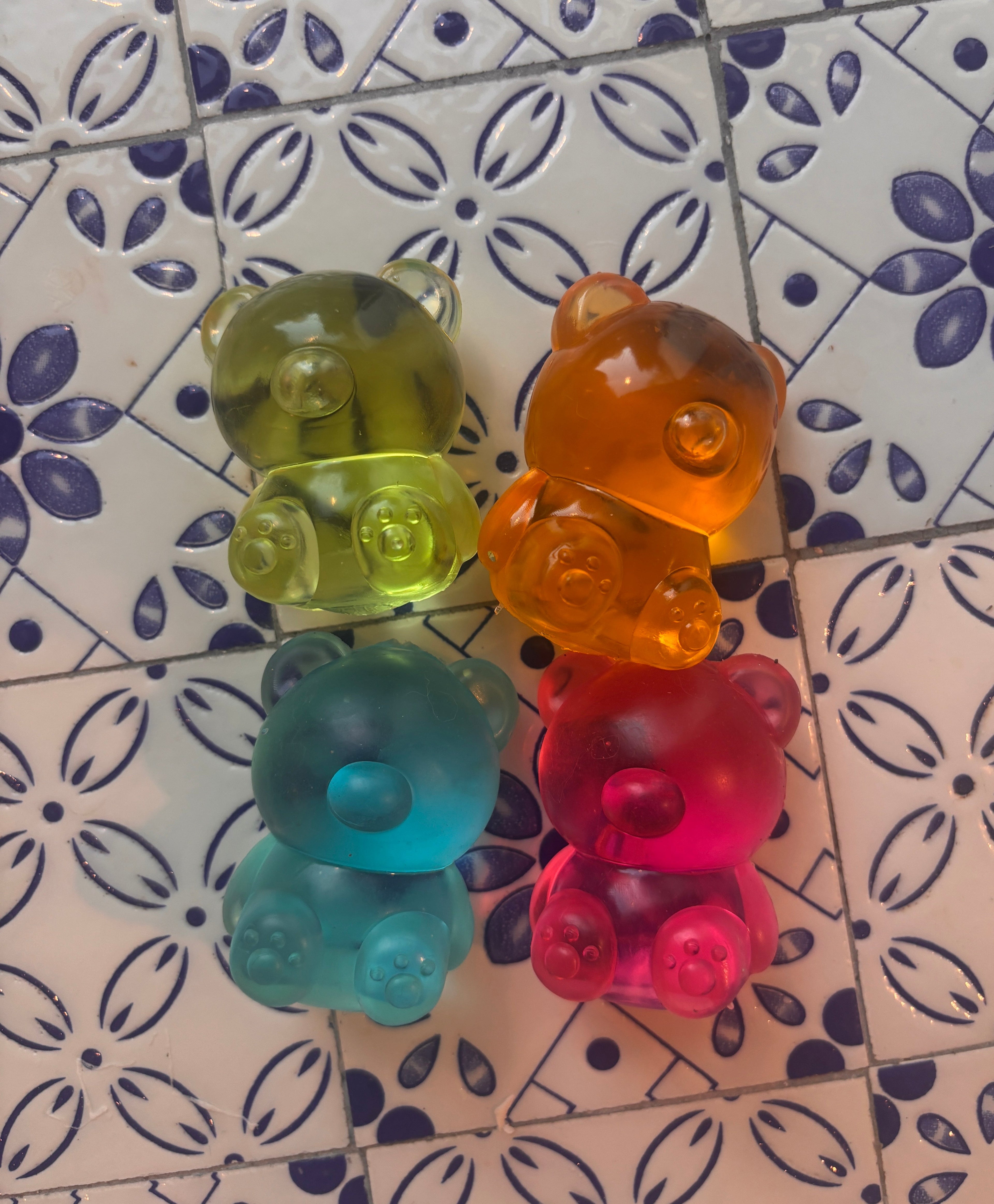 Small sugar bear stress balls (choose) (Not edible)