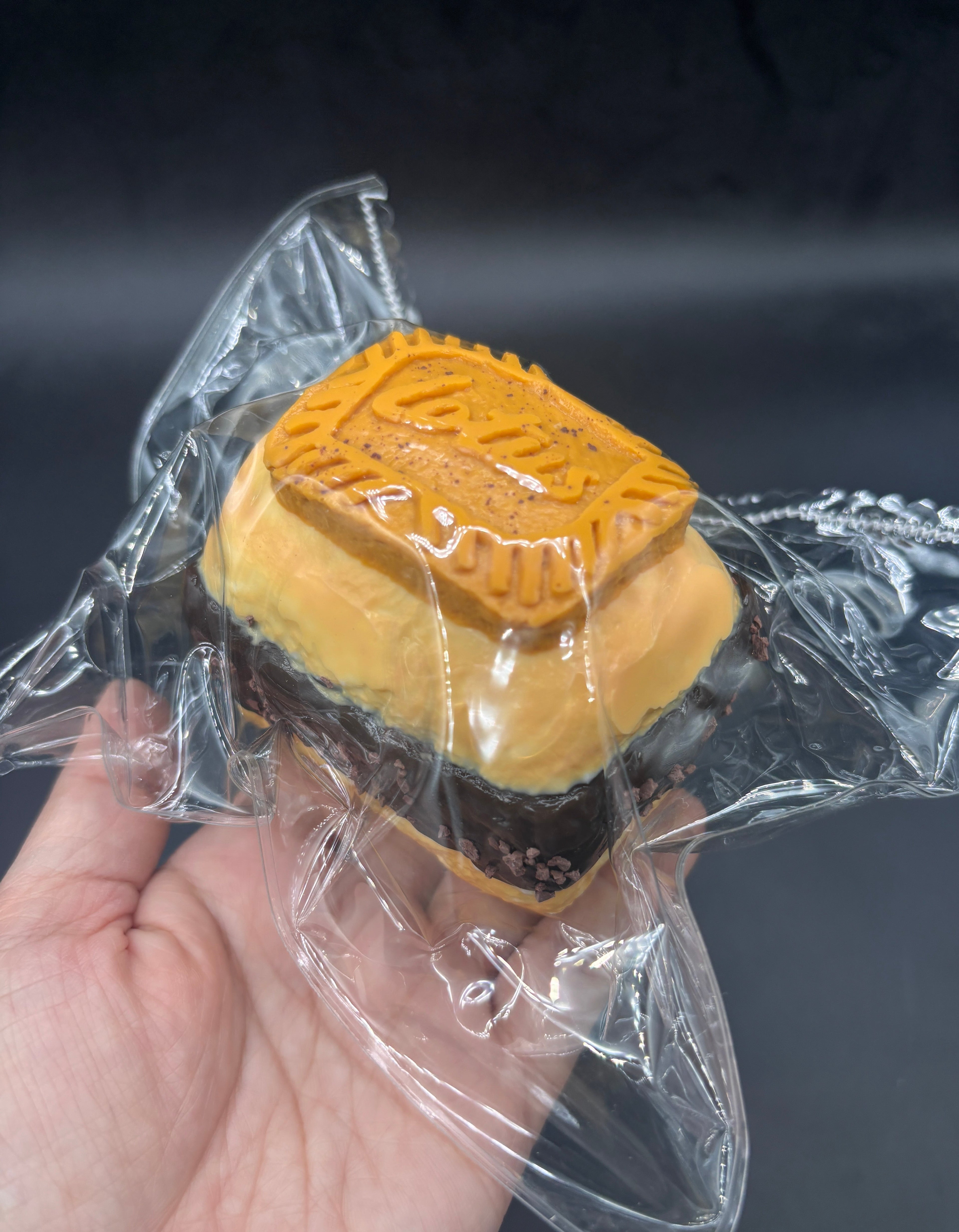 Frozen butter lotus chocolate biscuit  taba squishy
