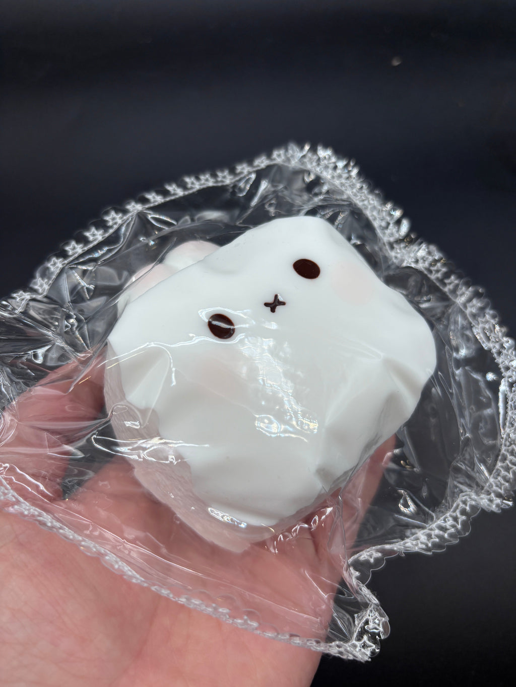 Frozen butter Cute thick bunny square soft taba squishy