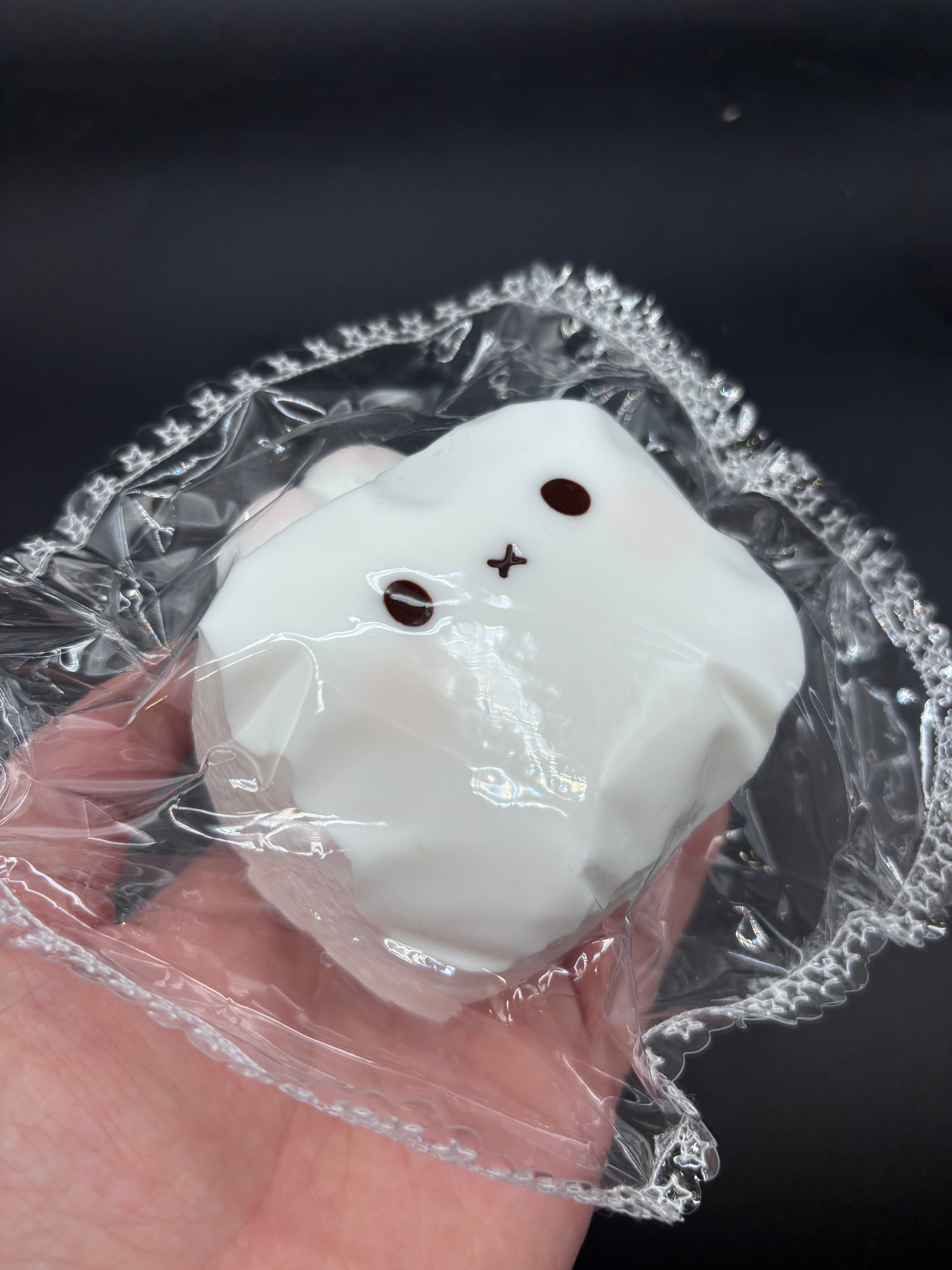 Frozen butter Cute thick bunny square soft taba squishy