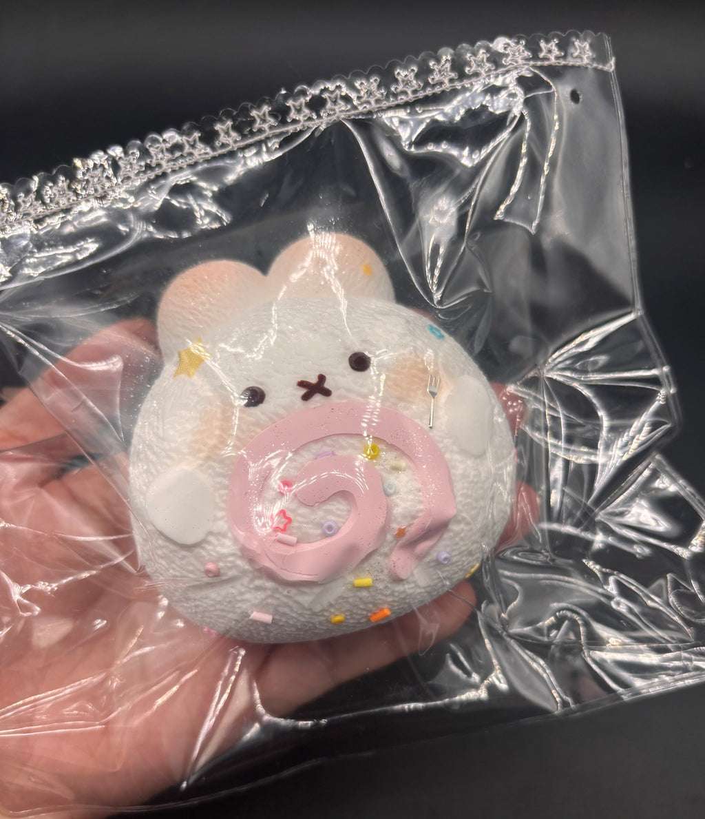 Large cute frozen butter  bun  taba squishy